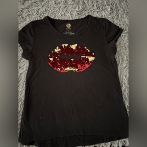 Beautiful Shirt - Sequins - Red & Gold - excellent condition